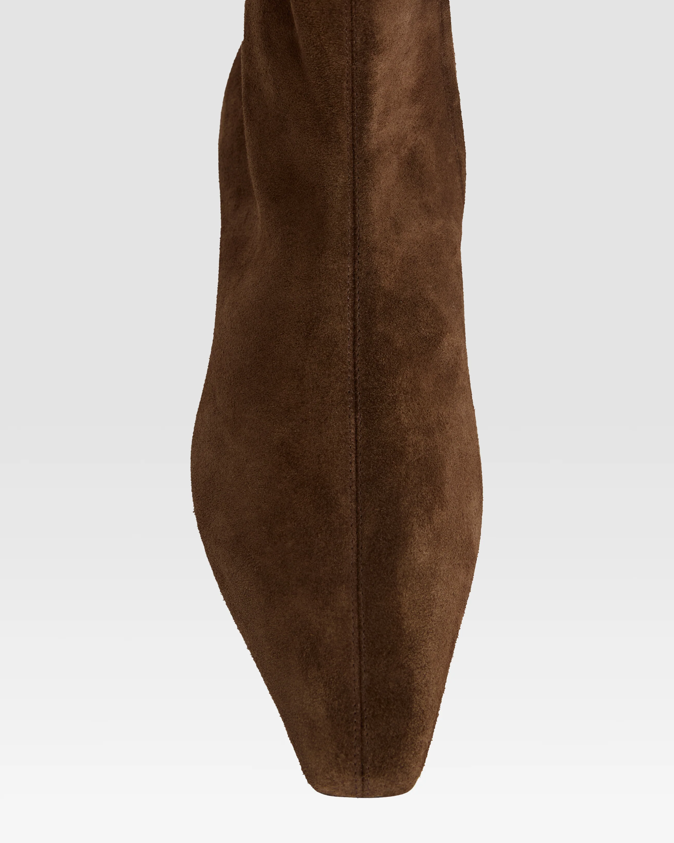 Ankle boots in ebony calf suede leather - Image 4